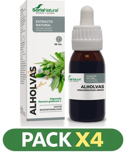 Pack x4 Extracto Alholvas - Soria Natural - 50 ml.