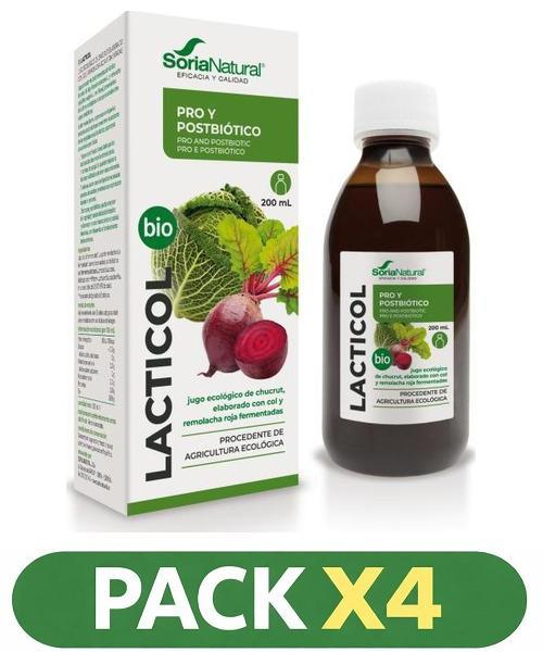 Pack x4 Lacticol Ecologico - Soria Natural - 200 ml.