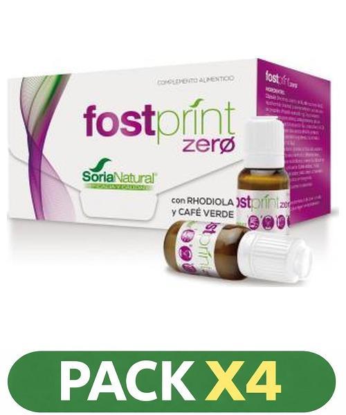 Pack x4 Fost Print Zero - Soria Natural - 15 viales