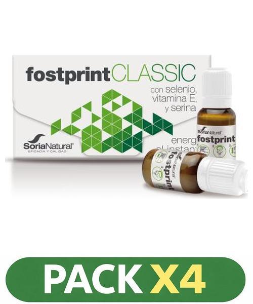 Pack x4 Fost Print Classic - Soria Natural - 20 viales