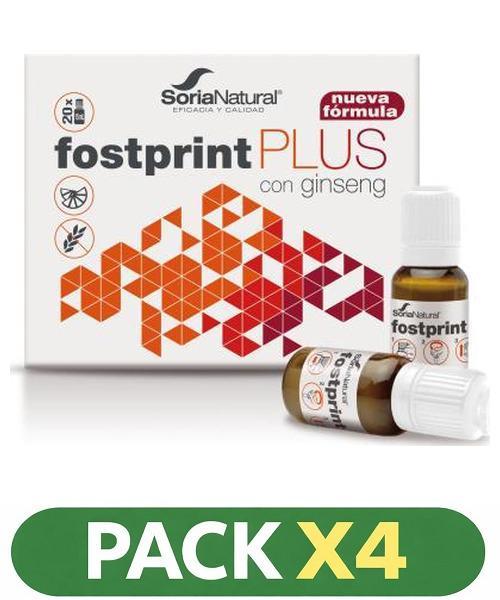 Pack x4 Fost Print Plus - Soria Natural - 20 viales