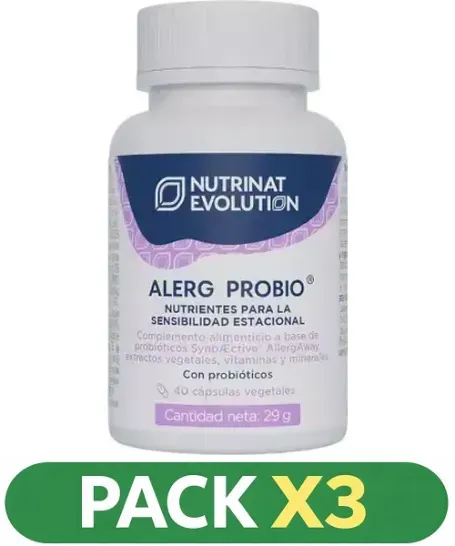 Pack x3 Alerg Probio - Nutrinat Evolution - 40 cápsulas