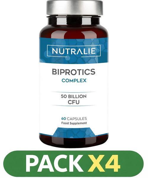 Pack x4 Biprotics Complex - Nutralie - 60 cápsulas