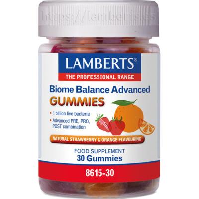 Biome Balance Advanced - Lamberts - 30 gummies [Caducidad 11/2026]