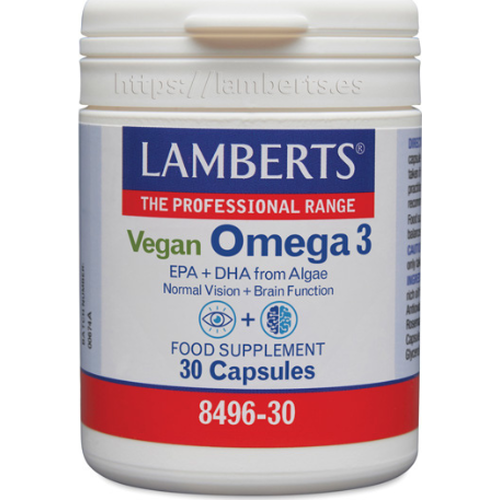Omega 3 Vegan - Lamberts - 30 cápsulas