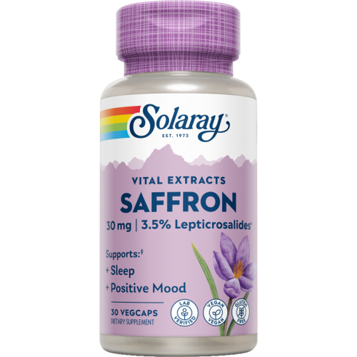 Saffron Azafran (Affron) - Solaray - 30 cápsulas