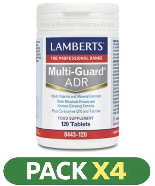 Pack x4 Multiguard ADR - Lamberts - 120 comprimidos