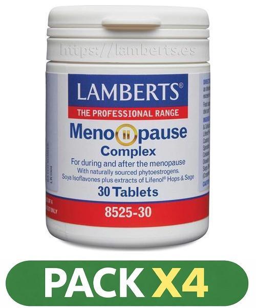Pack x4 Menopause Complex - Lamberts - 30 tabletas