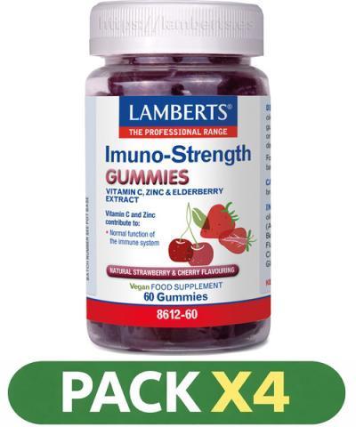 Pack x4 Imuno-Strength - Lamberts - 60 gummies