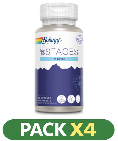 Pack x4 Meno Stages - Solaray - 60 cápsulas
