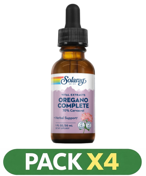 Pack x4 Oregano Complete - Solaray - 30 ml.