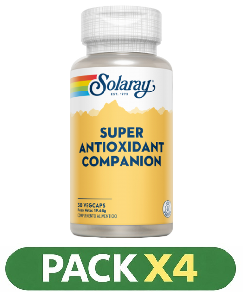 Pack x4 Superantioxidant Companion™ - Solaray - 30 cápsulas