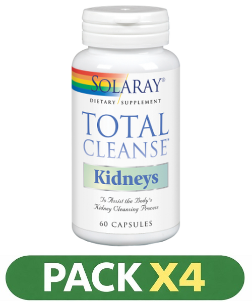 Pack x4 Total Cleanse Kidneys™ - Solaray - 60 cápsulas
