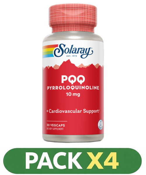 Pack x4 PQQ - Solaray - 30 cápsulas