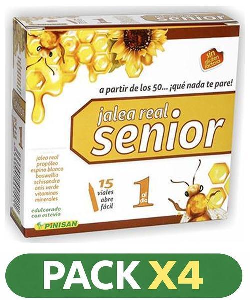 Pack x4 Jalea Real Senior - Pinisan - 15 viales