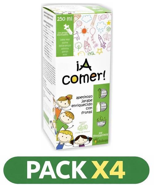 Pack x4 ¡A Comer! - Pinisan - Jarabe 250 ml.