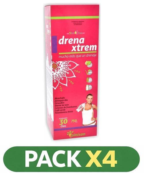 Pack x4 Drenaxtrem - Pinisan - 750 ml.
