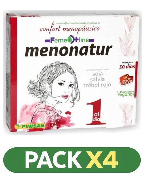 Pack x4 Menonatur - Pinisan - 30 cápsulas