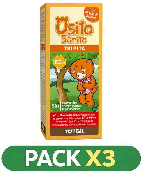 Pack x3 Osito Sanito Tripita - Tongil - 150 ml.