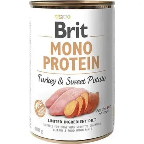 Brit Mono Protein Turkey & Sweet Potato 6x400gr