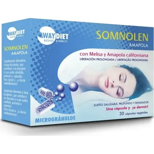 Somnolen Amapola - WayDiet - 30 cápsulas
