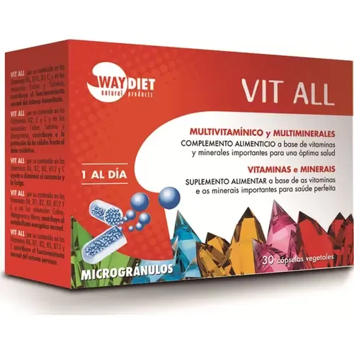 Vit All Multivitaminico - WayDiet - 30 cápsulas