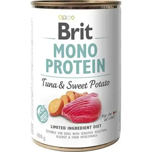 Brit Mono Protein Tuna & Sweet Potato 6x400gr