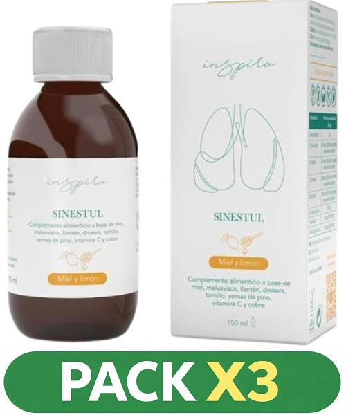 Pack x3 Sinestul Miel y Limón - Herbora - 150 ml.