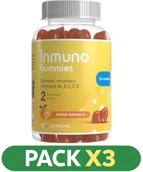 Pack x3 Inmuno Gummies - Herbora - 60 gummies.