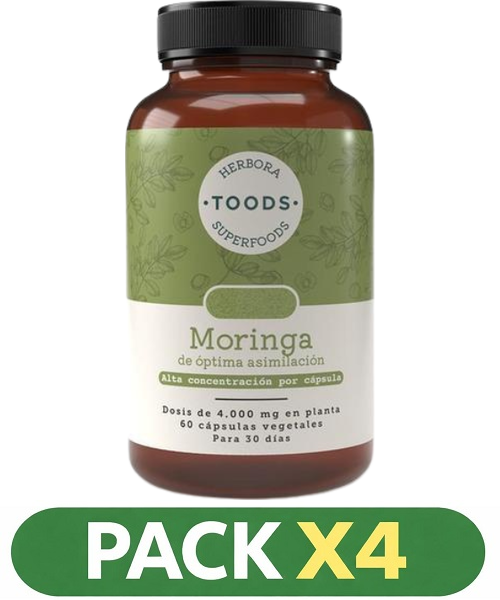 Pack x4 Moringa - Herbora - 60 cápsulas