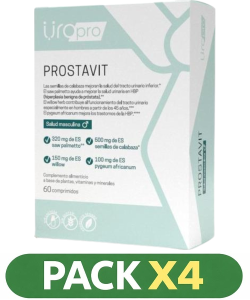 Pack x4 Prostavit - Herbora - 60 comprimidos