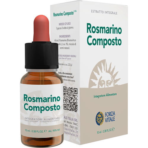 Rosmarino Composto (Cobre - Oro - Plata) - Forza Vitale - 10 ml.