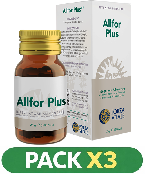 Pack x3 Allfor-Plus - Forza Vitale - 25 gramos