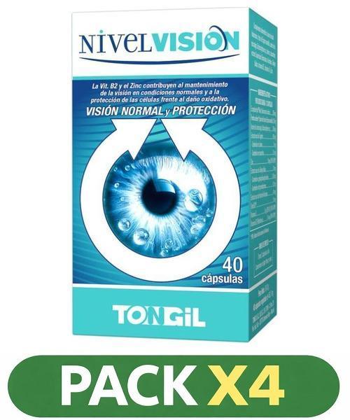 Pack x4 Niveles de Vida - Nivelvision - Tongil - 40 cápsulas