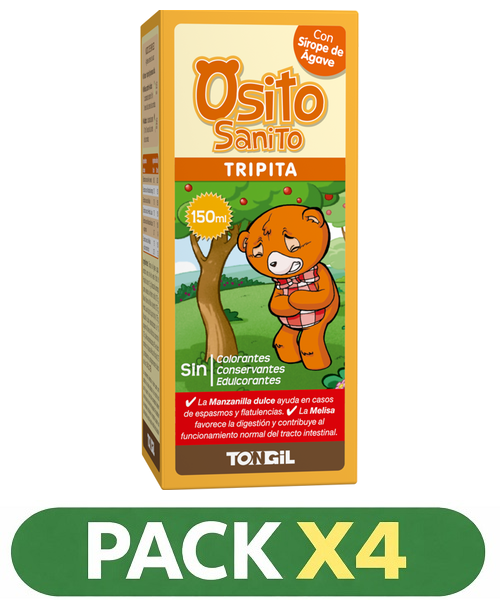 Pack x4 Osito Sanito Tripita - Tongil - 150 ml.