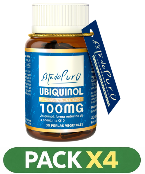 Pack x4 Estado Puro - Ubiquinol 100 mg. - Tongil - 30 perlas