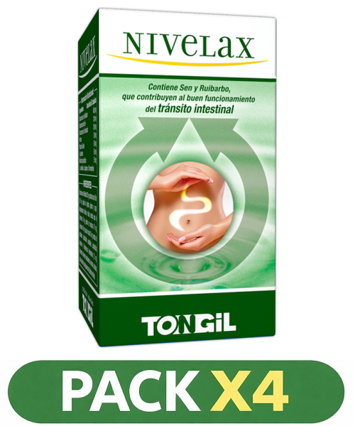 Pack x4 Niveles de Vida - Nivelax - Tongil - 30 cápsulas
