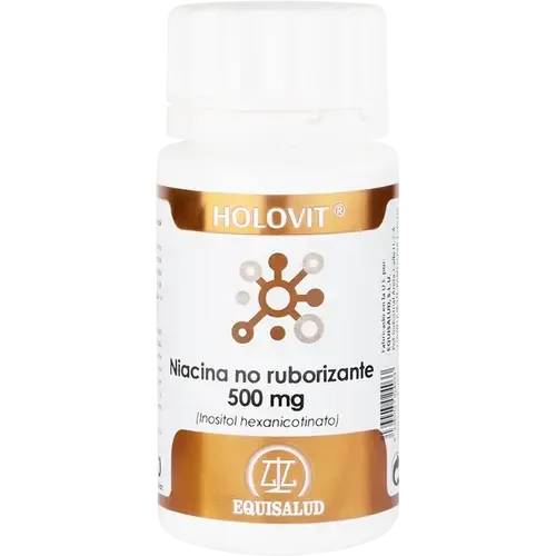 Holovit Niacina no Ruborizante - Equisalud - 50 cápsulas.