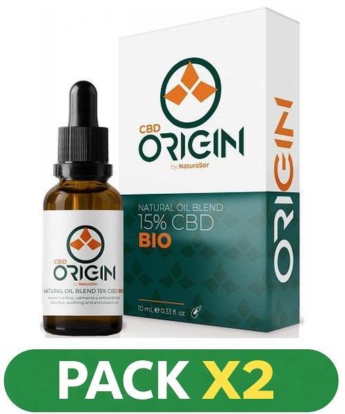 Pack x2 Natural Oil Blend 15% CBD BIO - Soria Natural - 10 ml.