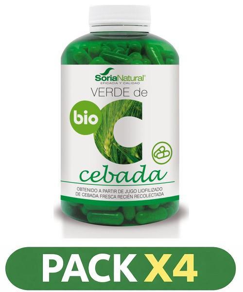 Pack x4 Verde Cebada - Soria Natural - 240 cápsulas