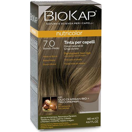 Nutricolor 7.0 Rubio Medio - Biokap - 140 Ml