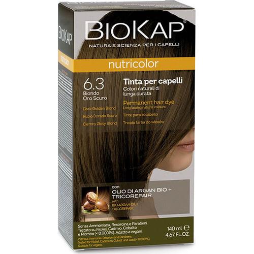 Nutricolor 6.3 Rubio Dorado Oscuro - Biokap - 140 Ml