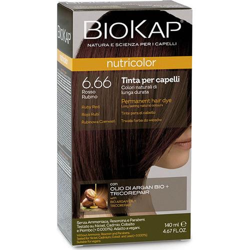 Nutricolor 6.66 Rojo Rubi - Biokap - 140 Ml