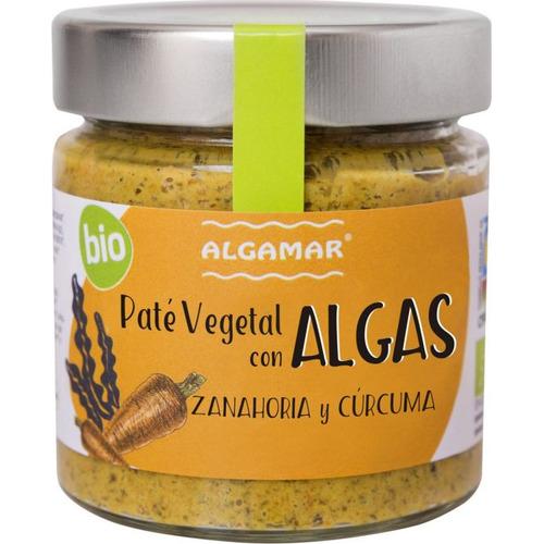 Paté Vegetal Con Algas, Zanahoria Y Cúrcuma - Algamar - 180 G