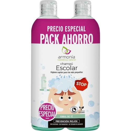 Pack Champu Escolar - Armonia - 600 Ml
