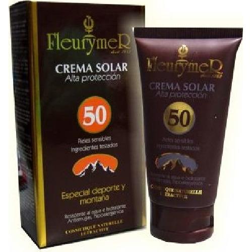 Crema Solar Facial Spf-50 Montaña - Fleurymer - 80 Ml