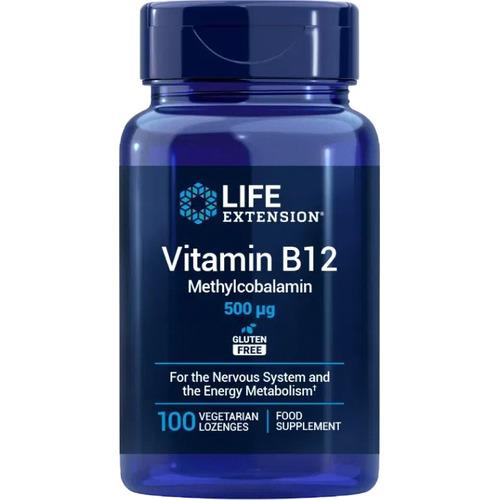 Vitamin B12, 500 Mcg Life Extension - 100 Perlas