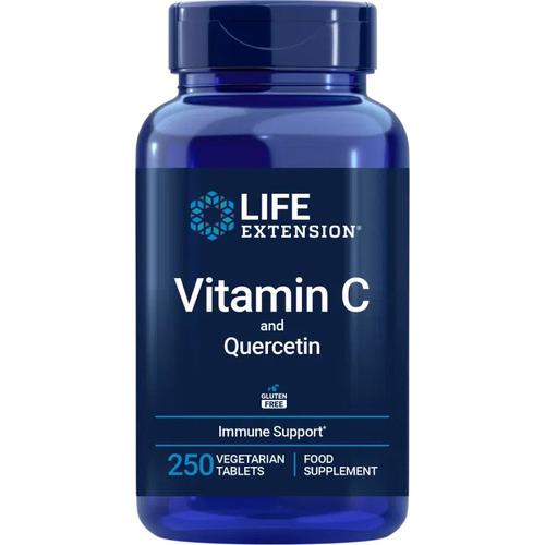 Vitamin C & Quercetin Phytosome Life Extension - 250 Comprimidos