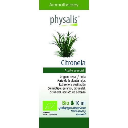 Aceite Esencial Citronela - Physalis - 10 Ml