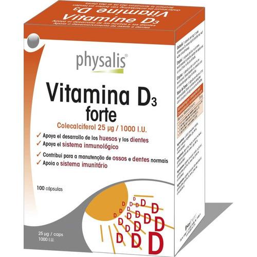 Vitamine D3 Forte - Physalis - 100 Cápsulas